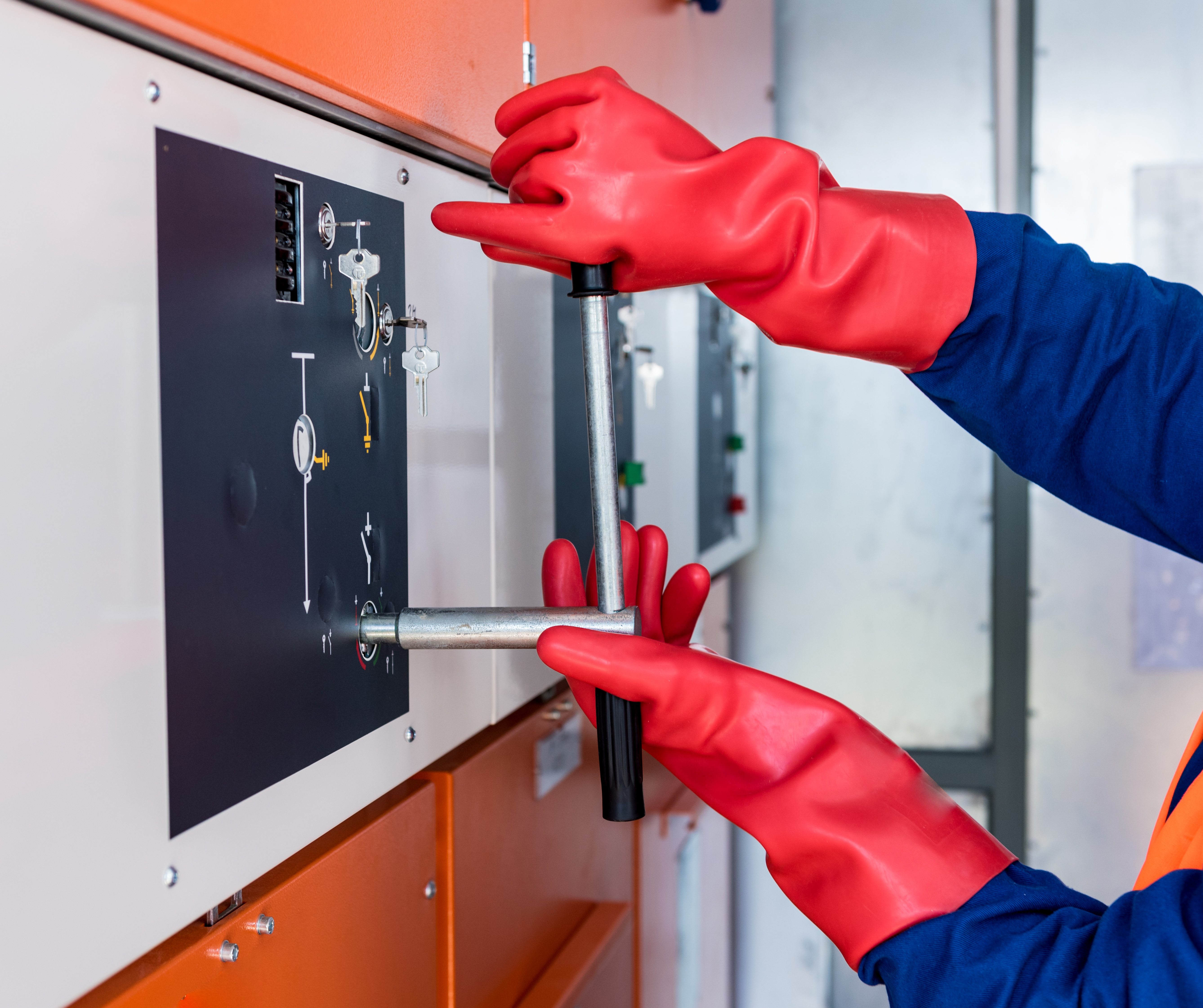 Perform rescue from live Low Voltage (LV) panel